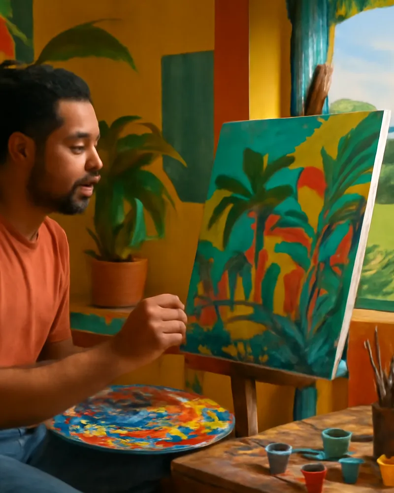 Alex Godard : un artiste aux talents variés, voyageant de la Guadeloupe au Brionnais