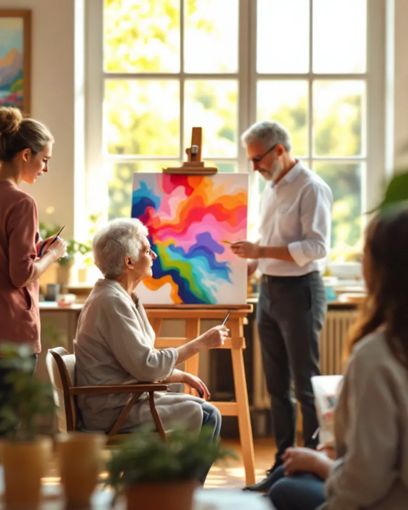 Initié pour éveiller les sens : le programme ‘Art, culture et Alzheimer’