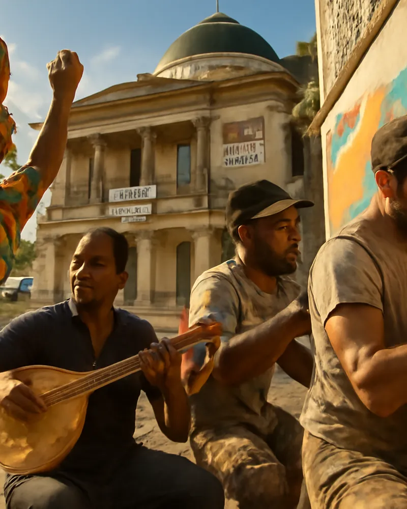Des artistes guadeloupéens s'engagent pour sauvegarder un centre culturel menacé
