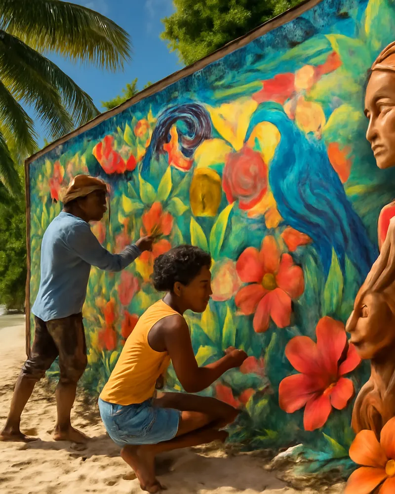 Arts en transit : un voyage artistique au cœur de la Guadeloupe