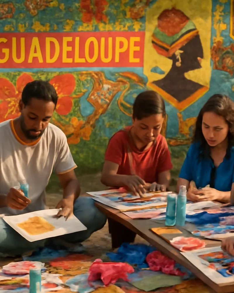 Découvrez les ateliers créatifs autour du Mur de Guadeloupe animés par Steek