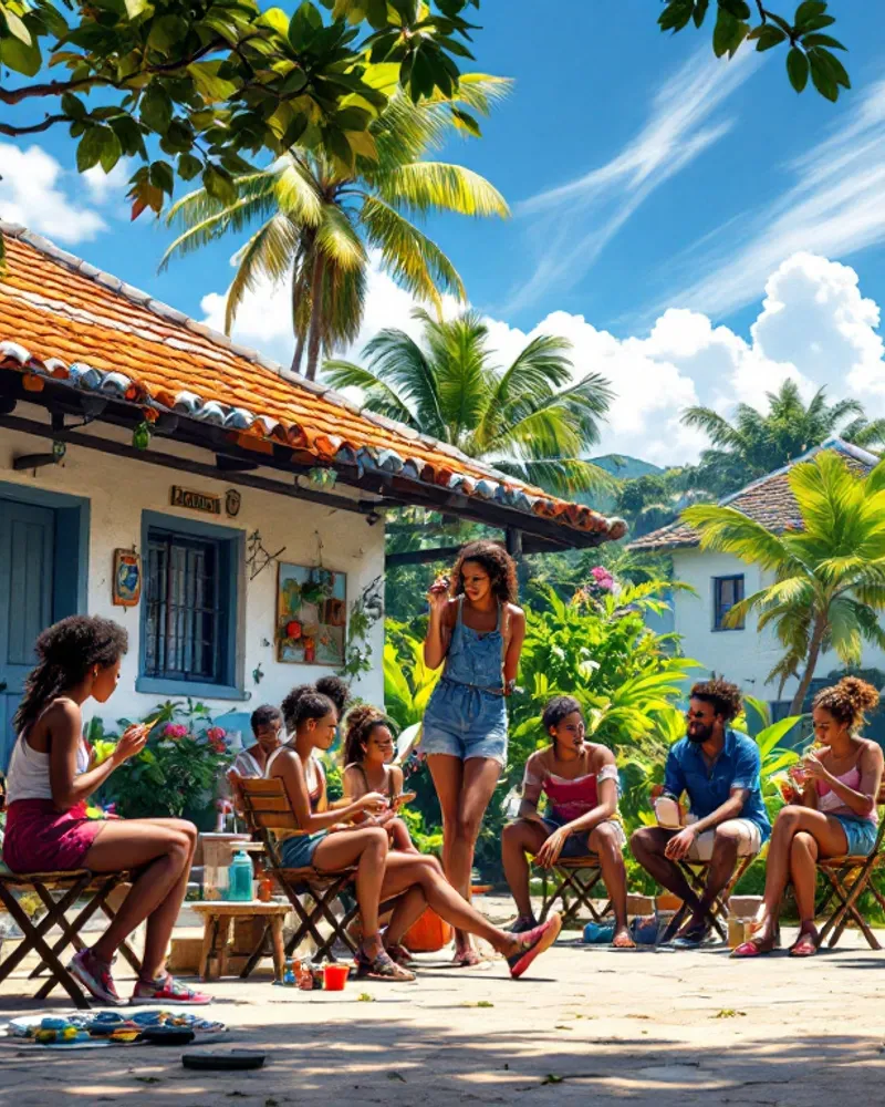 Correspon'danse : un modèle d'éducation artistique et culturelle en milieu rural à La Désirade, Guadeloupe