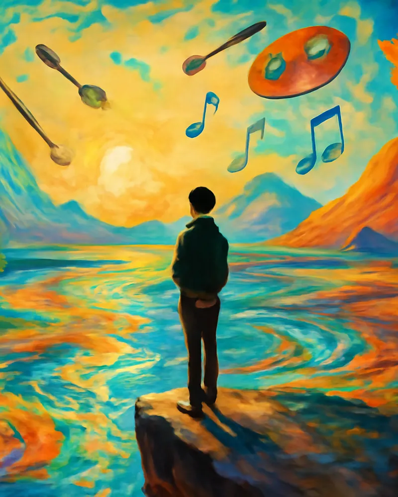 Mon désir de plonger dans l'univers artistique
