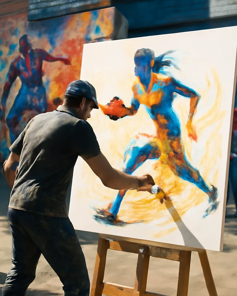 L'influence du sport sur la création artistique contemporaine