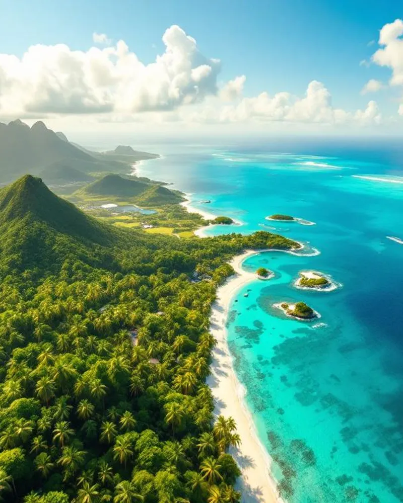 Admirez un panorama aérien exceptionnel lors d'un saut en tandem en Guadeloupe