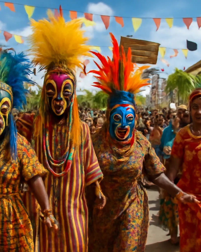 La semaine culturelle africaine en Guadeloupe : célébration des masques et du carnaval du 28 février au 6 mars