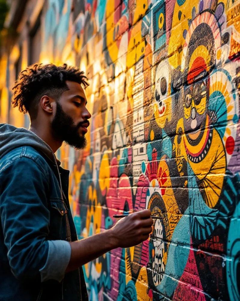 Shuck One, l'artiste graffeur : "Connaître sa propre histoire, clé pour dialoguer avec l'autre